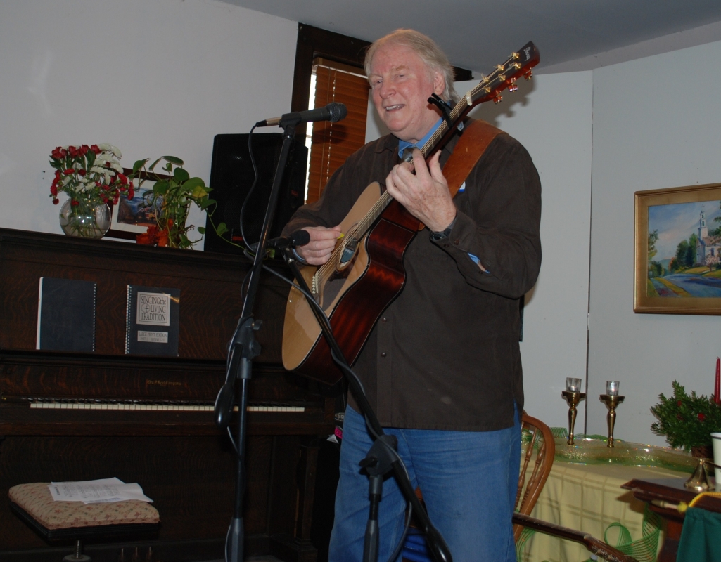 Jim Scott at the Bernardston Unitarian Church